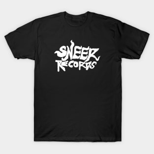 Sneer Records White Logo T-Shirt